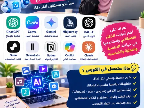تعليم ادوات الذكاء الاصطناعي