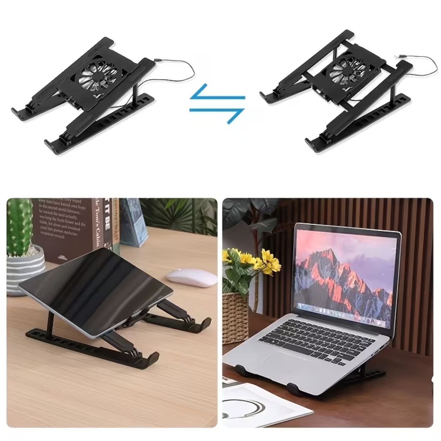 Laptop bag with cooling fan.