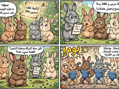 اشراف مزارع أرانب فنى وبيطرى وتركيب اعلاف أرانب