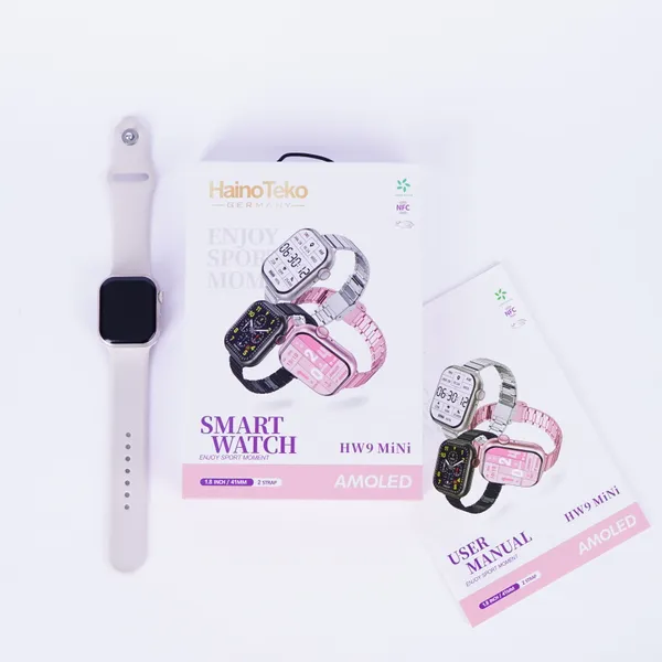 الأناقة في معصمك ساعة ذكية Haino Teko Smart Watch HW9 مناسبه للشباب والبنات ومتعددة بكذا لون
