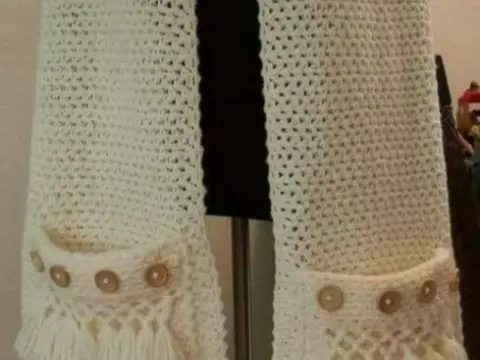 سكارفات كروشيه شغل بالطلب