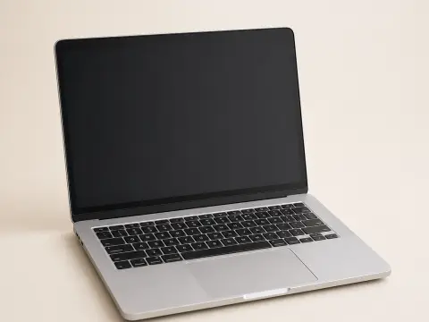 لابتوب فضي خفيف وسريع